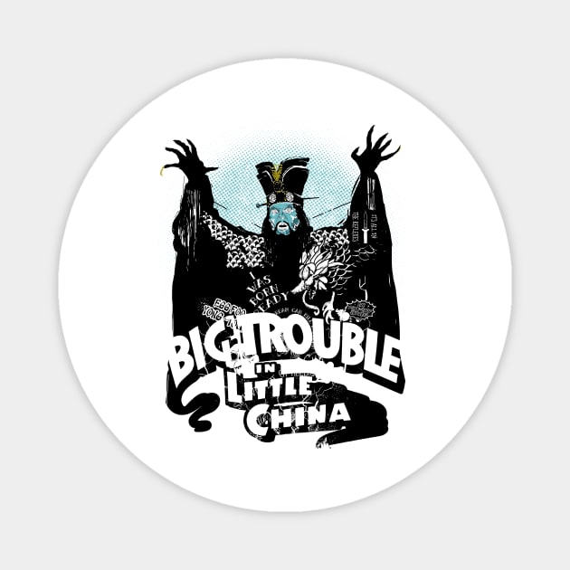 BLACK BIG TROUBLE IN LITTLE CHINA Magnet by garudabot77